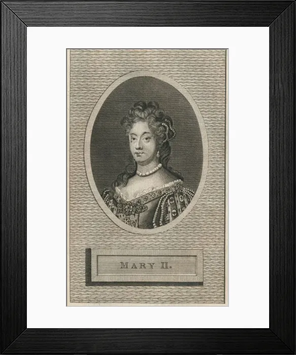 Framed Print : Queen Mary II, 1793 Framed Print : Queen Mary II, 1793