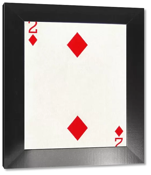 2 of Diamonds from a deck of Goodall & Son Ltd. playing cards, c1940