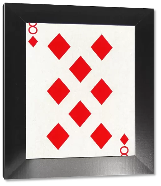 8 of Diamonds from a deck of Goodall & Son Ltd. playing cards, c1940