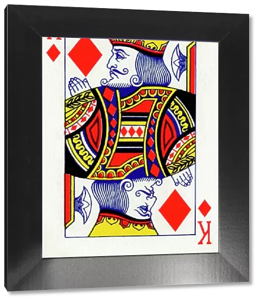 King of Diamonds from a deck of Goodall & Son Ltd. playing cards, c1940