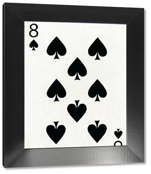 8 of Spades from a deck of Goodall & Son Ltd. playing cards, c1940