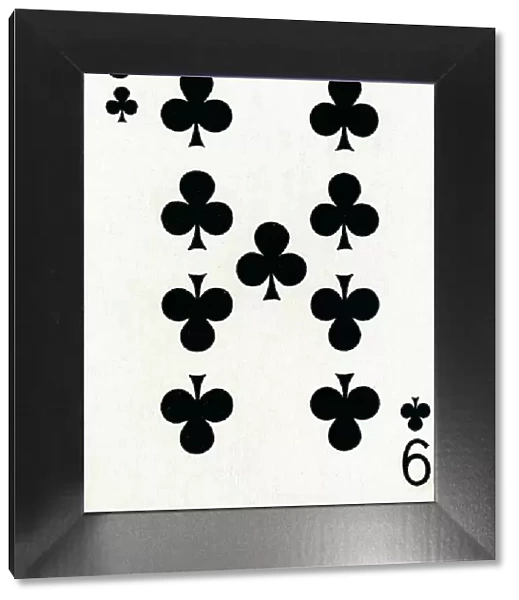 9 of Clubs from a deck of Goodall & Son Ltd. playing cards, c1940