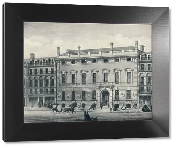 Garrick Club and Adjoining Buildings, c1860. Artist: Frederick Marrable