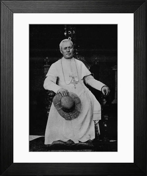 Framed Print : Pius X, c1903, (1903). Artist: A Dal Mistra Framed Print : Pius X, c1903, (1903). Artist: A Dal Mistra