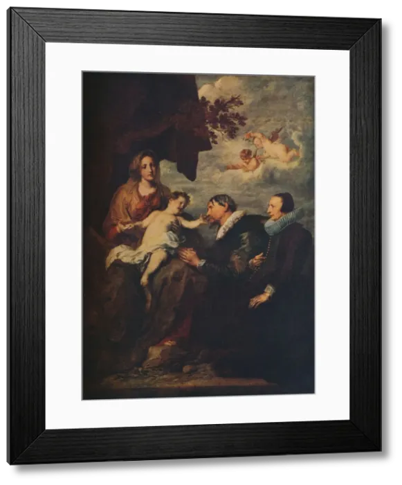 Framed Print : The Virgin with Donors, c1630. Artist: Anthony van Dyck Framed Print : The Virgin with Donors, c1630. Artist: Anthony van Dyck