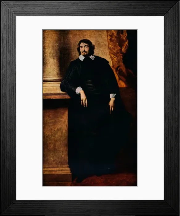 Framed Print : Portrait of the Abbe Scaglia, 1634. Artist: Anthony van Dyck