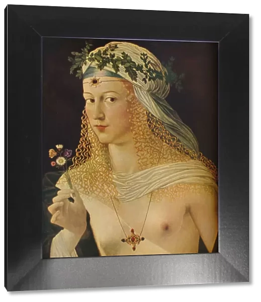 Idealized Portrait of a Courtesan as Flora, c1520. Artist: Bartolommeo Veneto