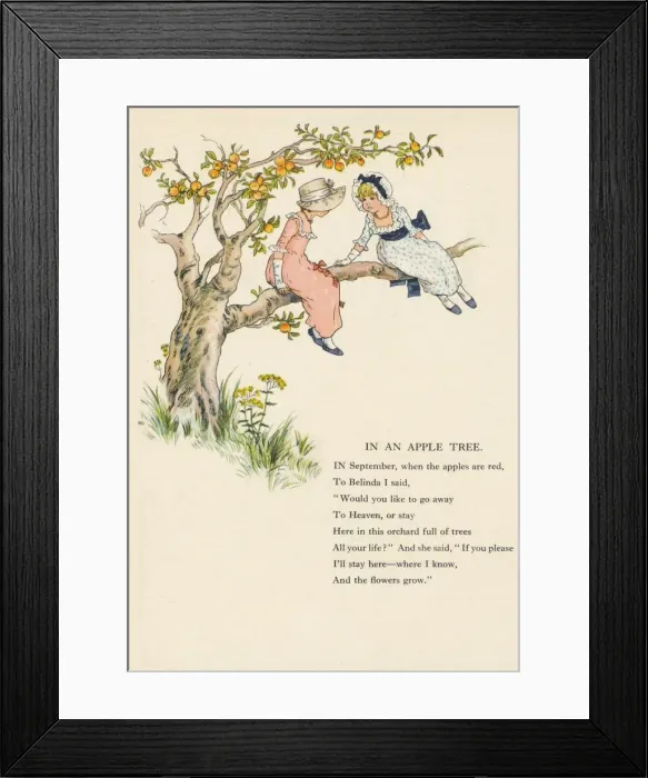 Framed Print : Kate Greenaways Marigold Garden, 1885, (1946). Artist: Catherine Greenaway Framed Print : Kate Greenaways Marigold Garden, 1885, (1946). Artist: Catherine Greenaway
