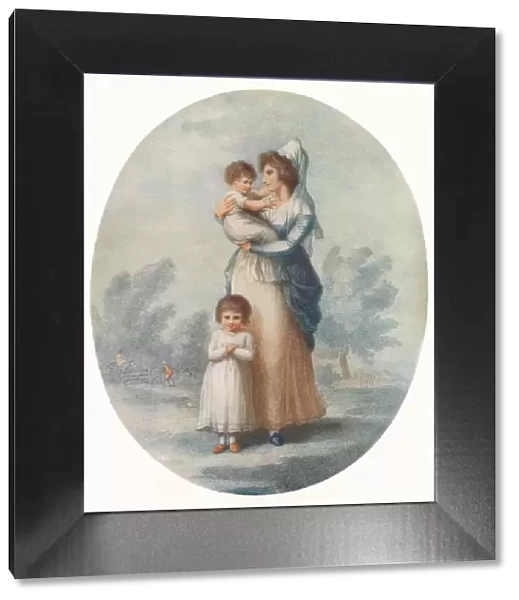 Lady Rushout and Children, c1795. Artist: Charles Knight