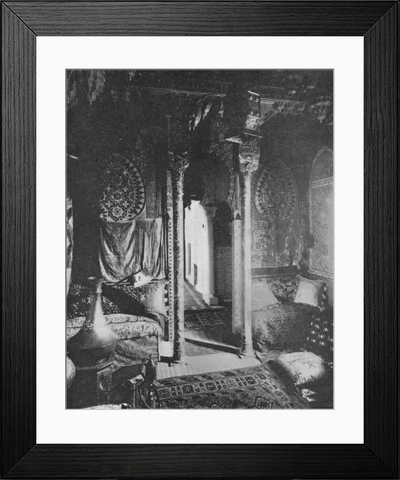 Framed Print : A corner of the Turkish Room, c1895, (1903). Artist: E Montastier Framed Print : A corner of the Turkish Room, c1895, (1903). Artist: E Montastier