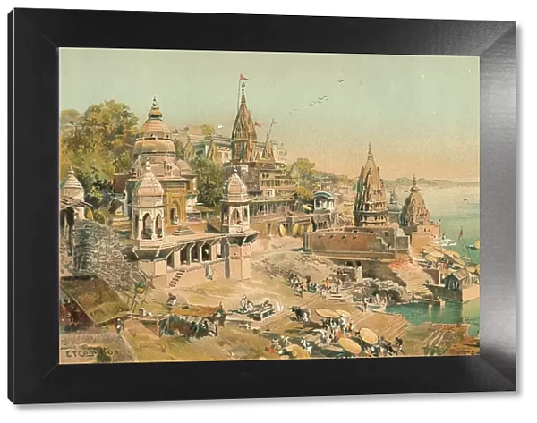 Benares on the Ganges, 1892, (1904). Artist: Edward Theodore Compton