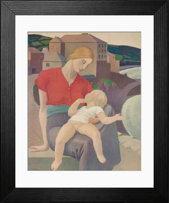 Framed Print : The Virgin of the Harbour, 1915, (c1932). Artist: Ernest Procter Framed Print : The Virgin of the Harbour, 1915, (c1932). Artist: Ernest Procter