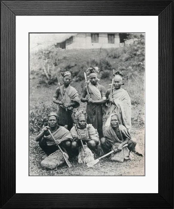 Framed Print : Assamese, c1903. Artist: F Kapp & Co Framed Print : Assamese, c1903. Artist: F Kapp & Co