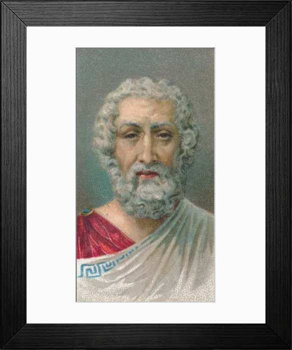 Framed Print : Homer, 1st-2nd century, Roman poet, from Baiae, Campania, Italy, 1924 Framed Print : Homer, 1st-2nd century, Roman poet, from Baiae, Campania, Italy, 1924