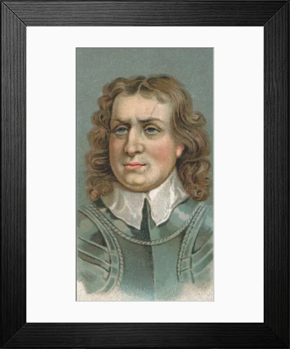 Framed Print : Oliver Cromwell, (1599-1658) English military leader and politician, 1924 Framed Print : Oliver Cromwell, (1599-1658) English military leader and politician, 1924