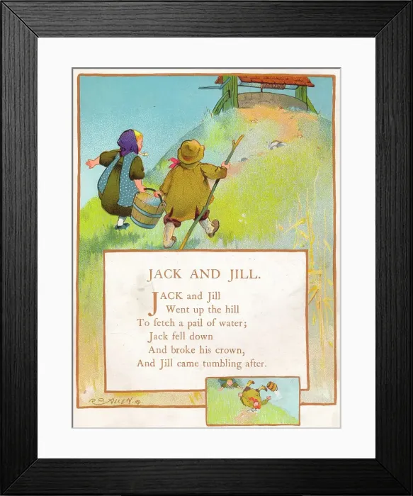 Framed Print : Jack and Jill, c1903. Artist: EA Keck Framed Print : Jack and Jill, c1903. Artist: EA Keck