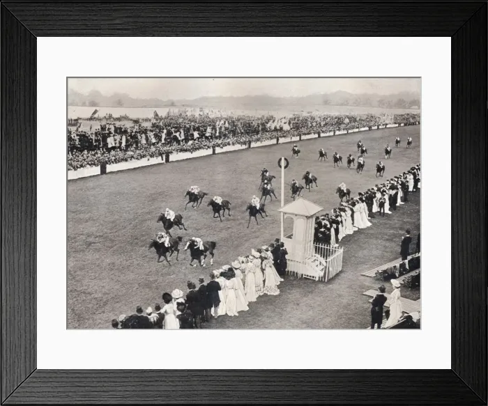 Framed Print : The Finish for the Royal Hunt Cup, c1903 Framed Print : The Finish for the Royal Hunt Cup, c1903