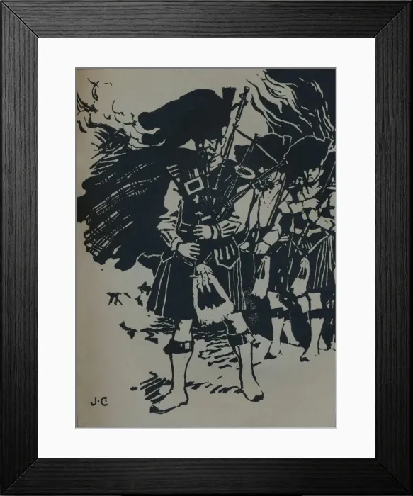 Framed Print : Illustration to Riccardo Stephenss Ballad, Hells Piper, c1912. Artist: James Cadenhead Framed Print : Illustration to Riccardo Stephenss Ballad, Hells Piper, c1912. Artist: James Cadenhead