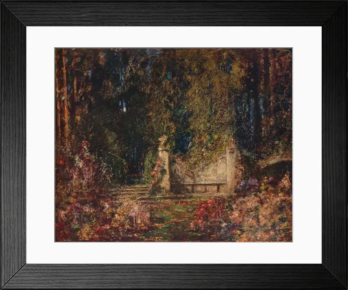 Framed Print : The Garden of Memory, c1912. Artist: Thomas Mostyn Framed Print : The Garden of Memory, c1912. Artist: Thomas Mostyn