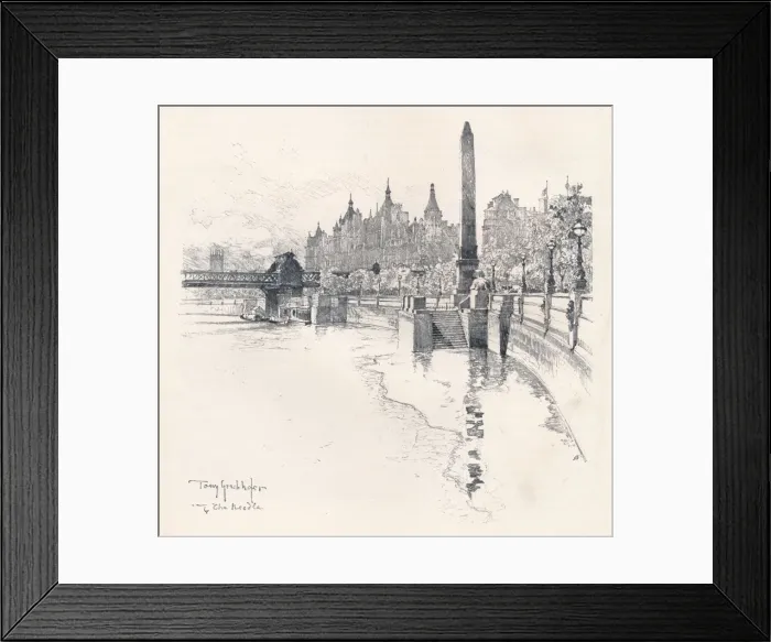 Framed Print : The Needle, c1902. Artist: Tony Grubhofer Framed Print : The Needle, c1902. Artist: Tony Grubhofer