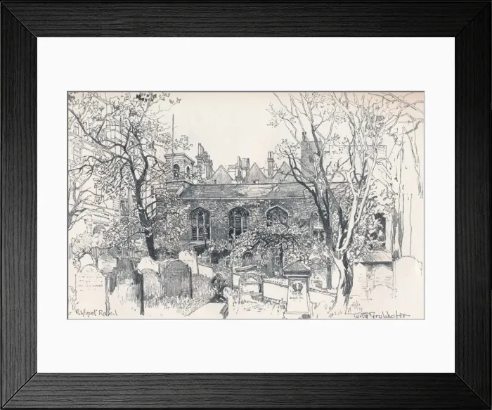 Framed Print : Chapel Royal, c1902. Artist: Tony Grubhofer Framed Print : Chapel Royal, c1902. Artist: Tony Grubhofer