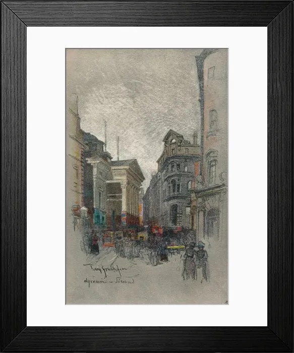 Framed Print : Lyceum - Strand, c1902. Artist: Tony Grubhofer