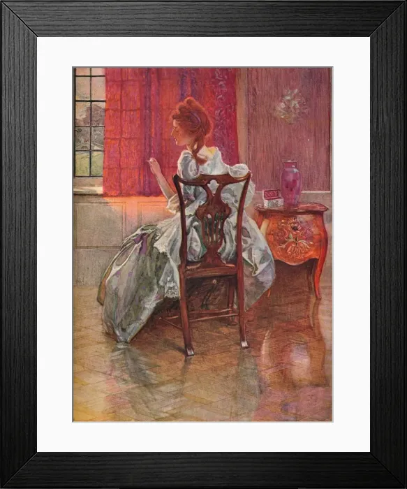 Framed Print : The Keepsake, c1902. Artist: Joseph Walter West Framed Print : The Keepsake, c1902. Artist: Joseph Walter West