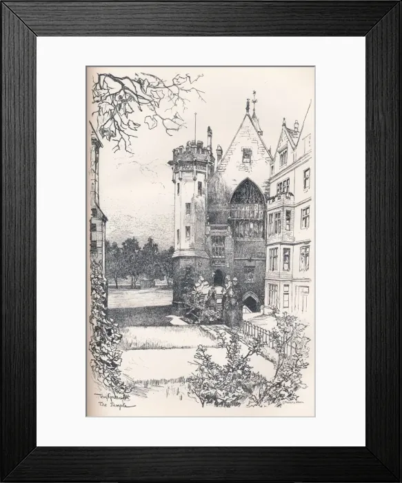 Framed Print : The Temple, c1902. Artist: Tony Grubhofer Framed Print : The Temple, c1902. Artist: Tony Grubhofer
