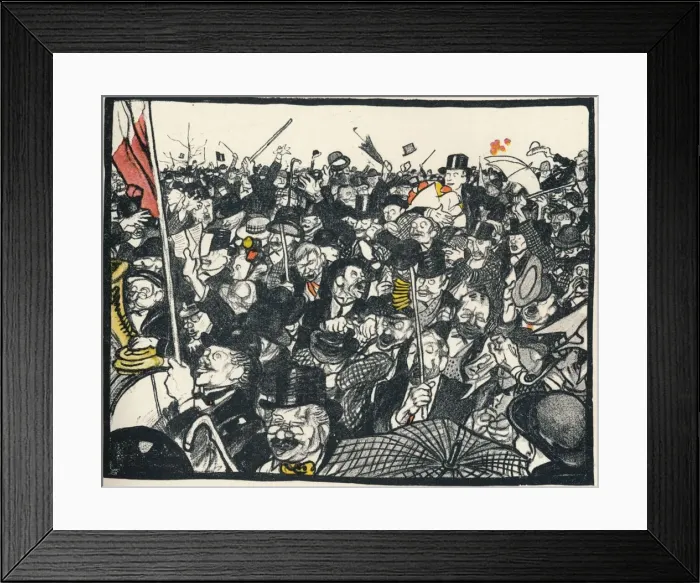 Framed Print : Le Triomphateur Aux Elections, c1911. Artist: Georges Dupuis Framed Print : Le Triomphateur Aux Elections, c1911. Artist: Georges Dupuis