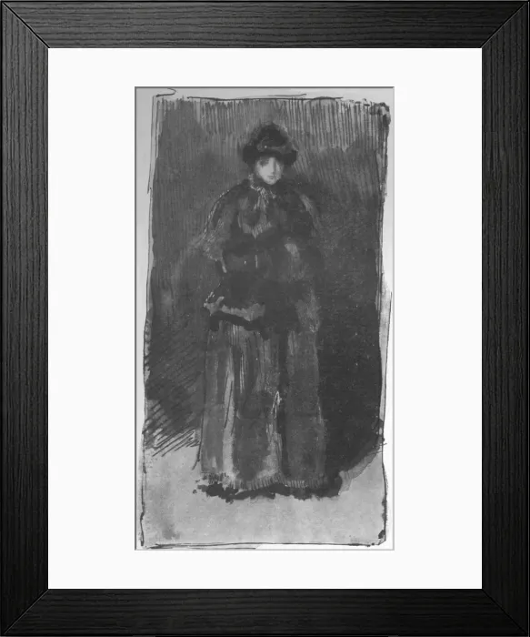 Framed Print : Lady Meux, c1882, (1904). Artist: James Abbott McNeill Whistler Framed Print : Lady Meux, c1882, (1904). Artist: James Abbott McNeill Whistler