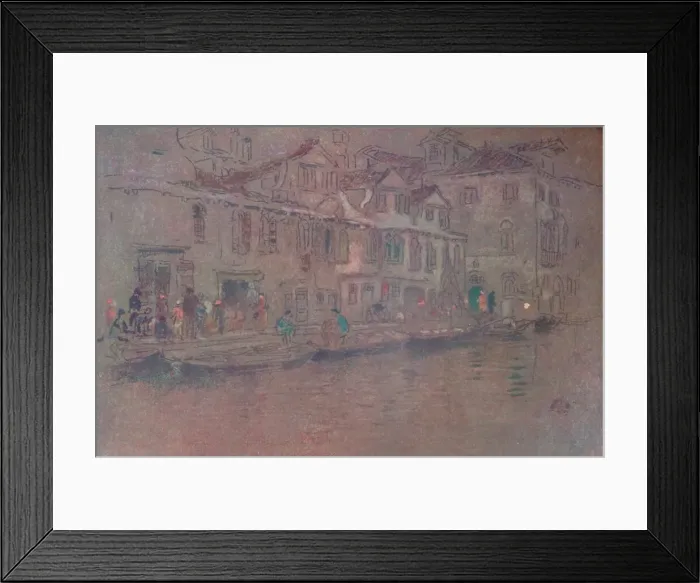 Framed Print : Venice, c1870, (1904). Artist: James Abbott McNeill Whistler Framed Print : Venice, c1870, (1904). Artist: James Abbott McNeill Whistler