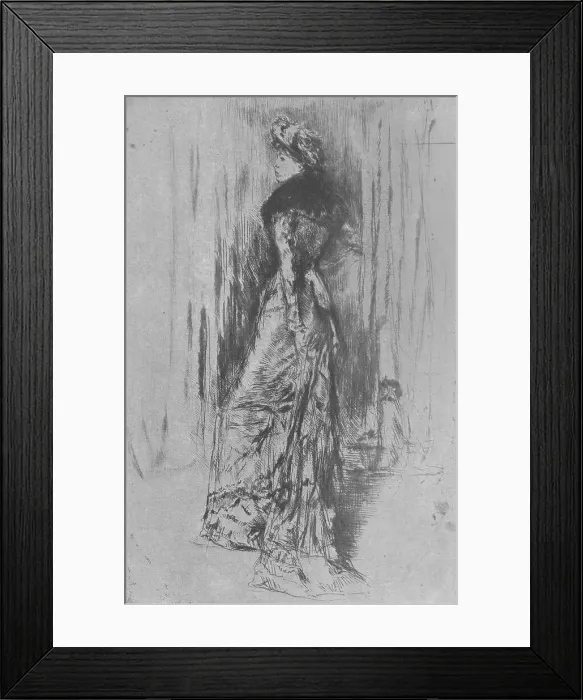 Framed Print : Maude, c1876, (1904). Artist: James Abbott McNeill Whistler Framed Print : Maude, c1876, (1904). Artist: James Abbott McNeill Whistler