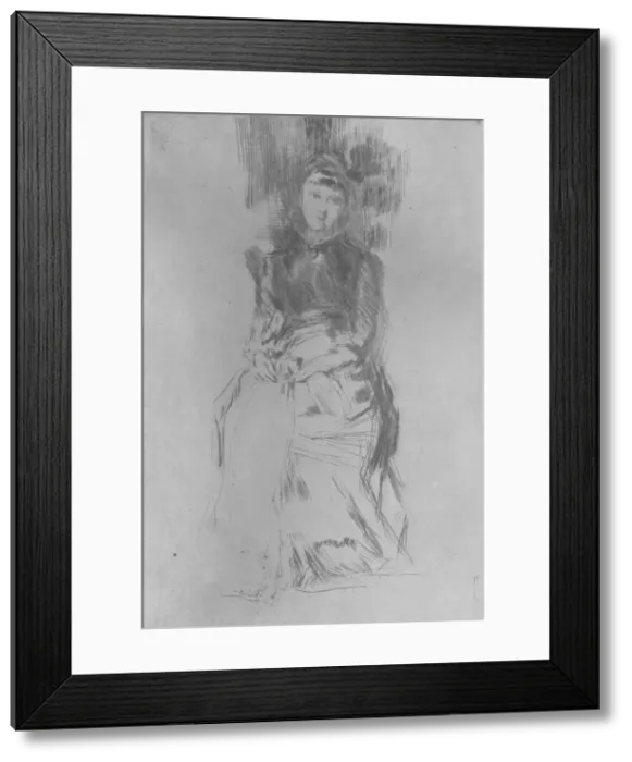 Framed Print : Agnes, c1875, (1904). Artist: James Abbott McNeill Whistler Framed Print : Agnes, c1875, (1904). Artist: James Abbott McNeill Whistler