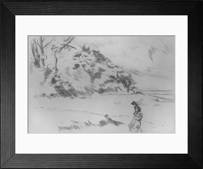 Framed Print : Speke Shore, c1875, (1904). Artist: James Abbott McNeill Whistler Framed Print : Speke Shore, c1875, (1904). Artist: James Abbott McNeill Whistler