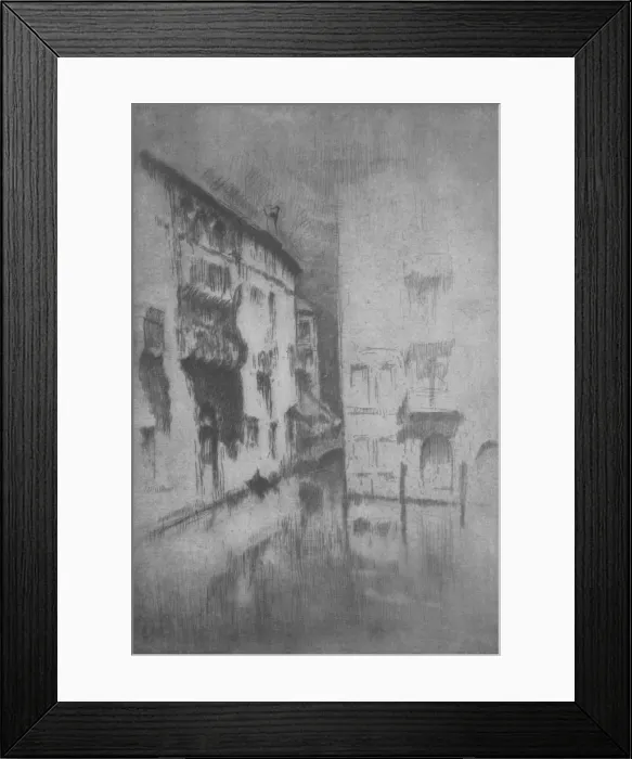 Framed Print : Nocturne - Palaces, 1878, (1904). Artist: James Abbott McNeill Whistler Framed Print : Nocturne - Palaces, 1878, (1904). Artist: James Abbott McNeill Whistler