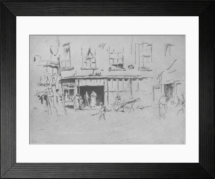 Framed Print : Little Court, c1881, (1904). Artist: James Abbott McNeill Whistler Framed Print : Little Court, c1881, (1904). Artist: James Abbott McNeill Whistler
