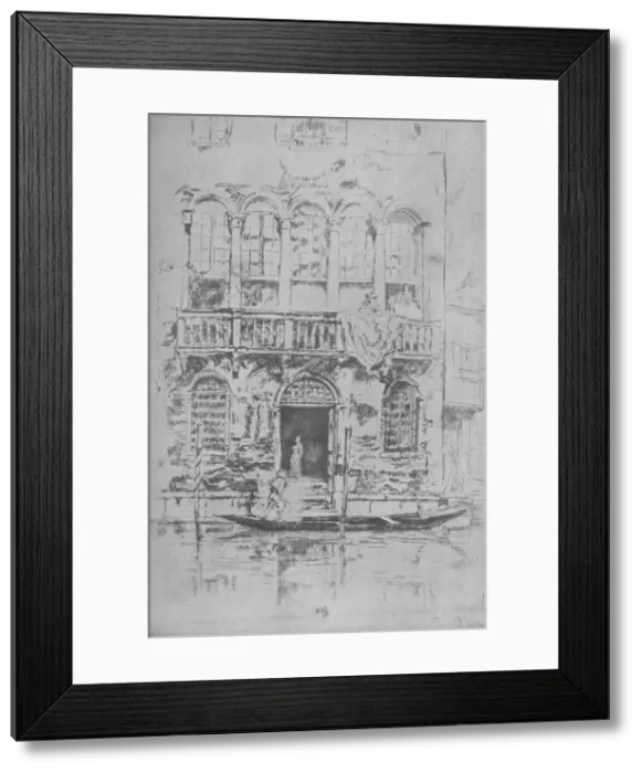 Framed Print : The Balcony, 1879, (1904). Artist: James Abbott McNeill Whistler Framed Print : The Balcony, 1879, (1904). Artist: James Abbott McNeill Whistler
