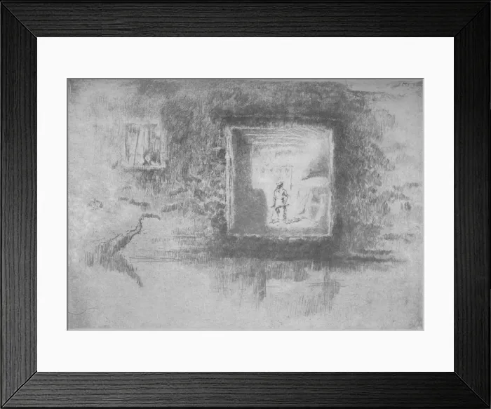 Framed Print : Furnace Nocturne, 1886, (1904). Artist: James Abbott McNeill Whistler Framed Print : Furnace Nocturne, 1886, (1904). Artist: James Abbott McNeill Whistler