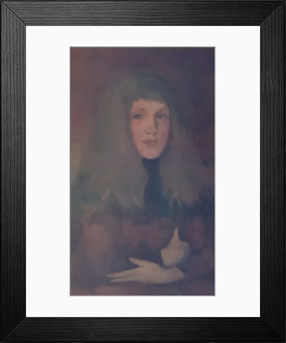 Framed Print : A study in Rose and Brown, c1884, (1904). Artist: James Abbott McNeill Whistler Framed Print : A study in Rose and Brown, c1884, (1904). Artist: James Abbott McNeill Whistler