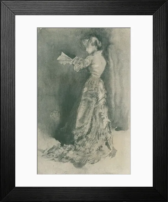 Framed Print : The Toilet, 1878, (1904). Artist: James Abbott McNeill Whistler Framed Print : The Toilet, 1878, (1904). Artist: James Abbott McNeill Whistler