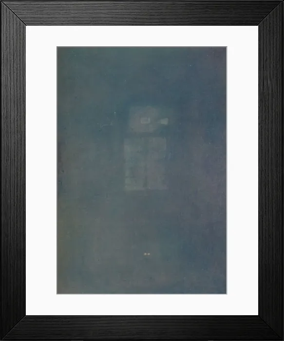 Framed Print : A Nocturne, c1878 (1904). Artist: James Abbott McNeill Whistler Framed Print : A Nocturne, c1878 (1904). Artist: James Abbott McNeill Whistler