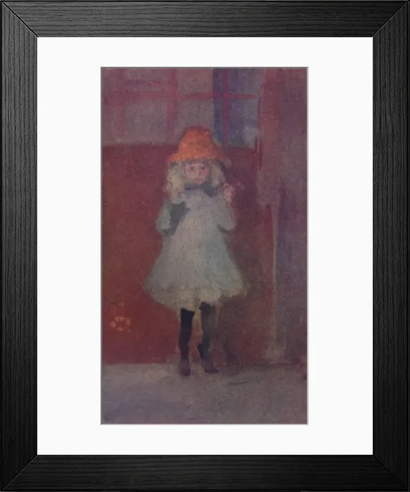 Framed Print : Master Menpes, c1885, (1904). Artist: James Abbott McNeill Whistler Framed Print : Master Menpes, c1885, (1904). Artist: James Abbott McNeill Whistler