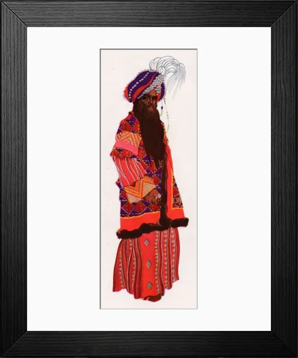 Framed Print : Le Sultan Samarcande, 1922, (1923). Artist: Leon Bakst Framed Print : Le Sultan Samarcande, 1922, (1923). Artist: Leon Bakst