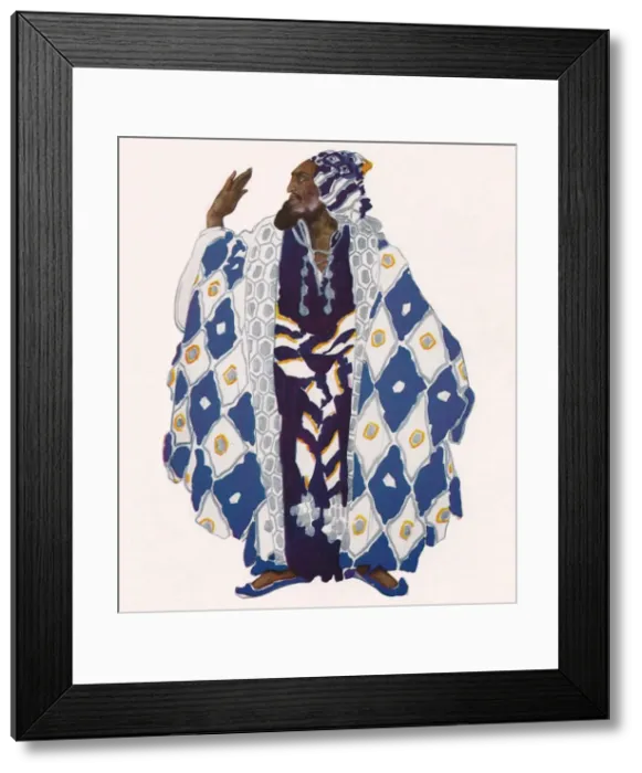 Framed Print : Un Notable Mespotamien, 1922, (1923). Artist: Leon Bakst Framed Print : Un Notable Mespotamien, 1922, (1923). Artist: Leon Bakst