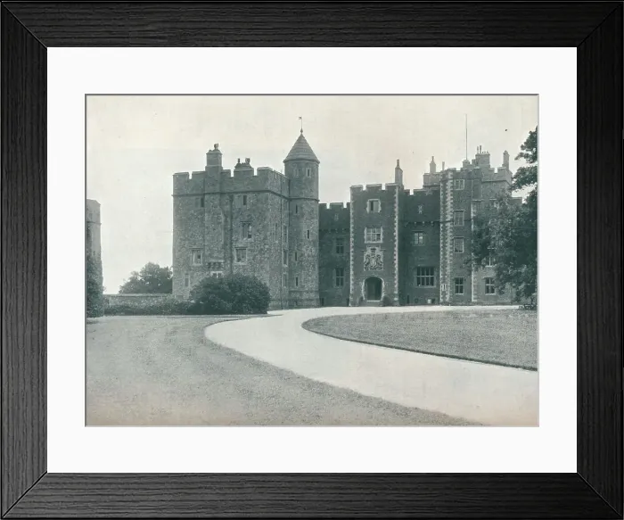Framed Print : Dunster Castle, c1907. Artist: Leonard Willoughby Framed Print : Dunster Castle, c1907. Artist: Leonard Willoughby