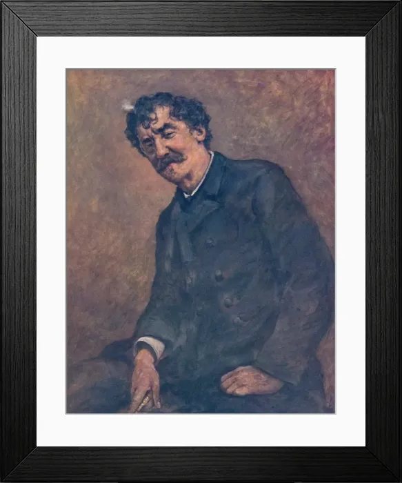 Framed Print : James McNeill Whistler, c1885, (1904). Artist: Mortimer L Menpes Framed Print : James McNeill Whistler, c1885, (1904). Artist: Mortimer L Menpes
