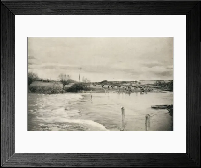 Framed Print : The River Avon, c1927, (1927). Artist: Reginald Belfield Framed Print : The River Avon, c1927, (1927). Artist: Reginald Belfield