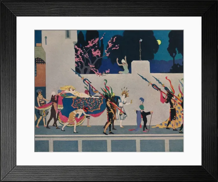 Framed Print : Almas sees the Princess, c1919, (c1932). Artist: Richard E Higgins Framed Print : Almas sees the Princess, c1919, (c1932). Artist: Richard E Higgins