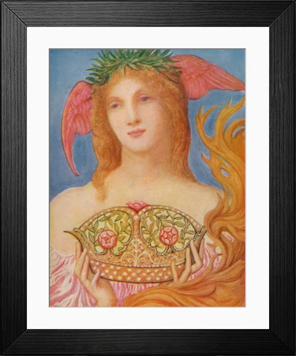 Framed Print : The Crown of Peace, c1882, (1914). Artist: Sir William Blake Richmond Framed Print : The Crown of Peace, c1882, (1914). Artist: Sir William Blake Richmond