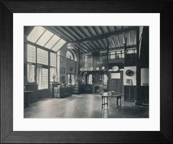 Framed Print : Principal Room of a New Studio Residence in Lennox Gardens, Kensington, c1911 Framed Print : Principal Room of a New Studio Residence in Lennox Gardens, Kensington, c1911